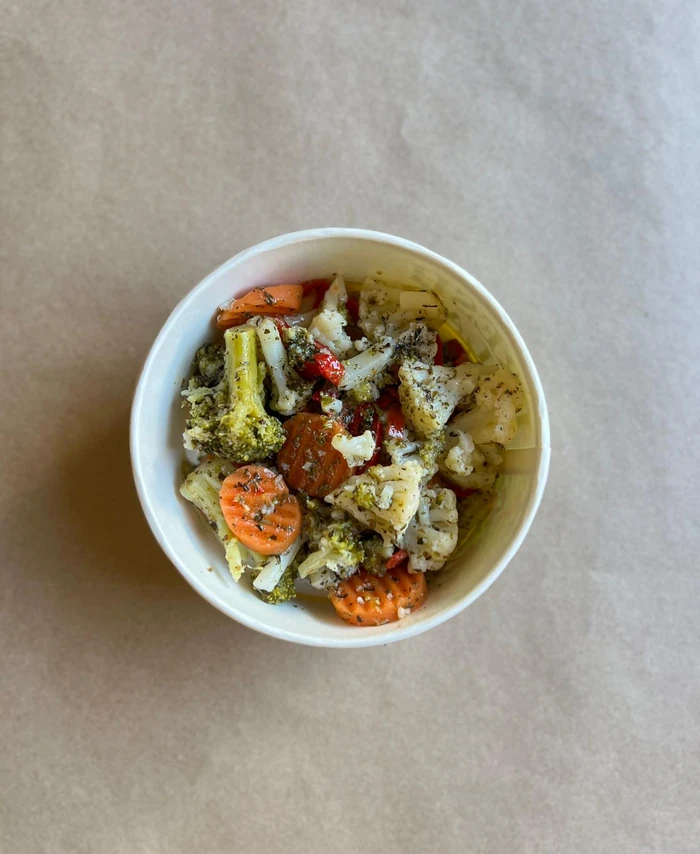 Cauliflower and Broccoli Salad